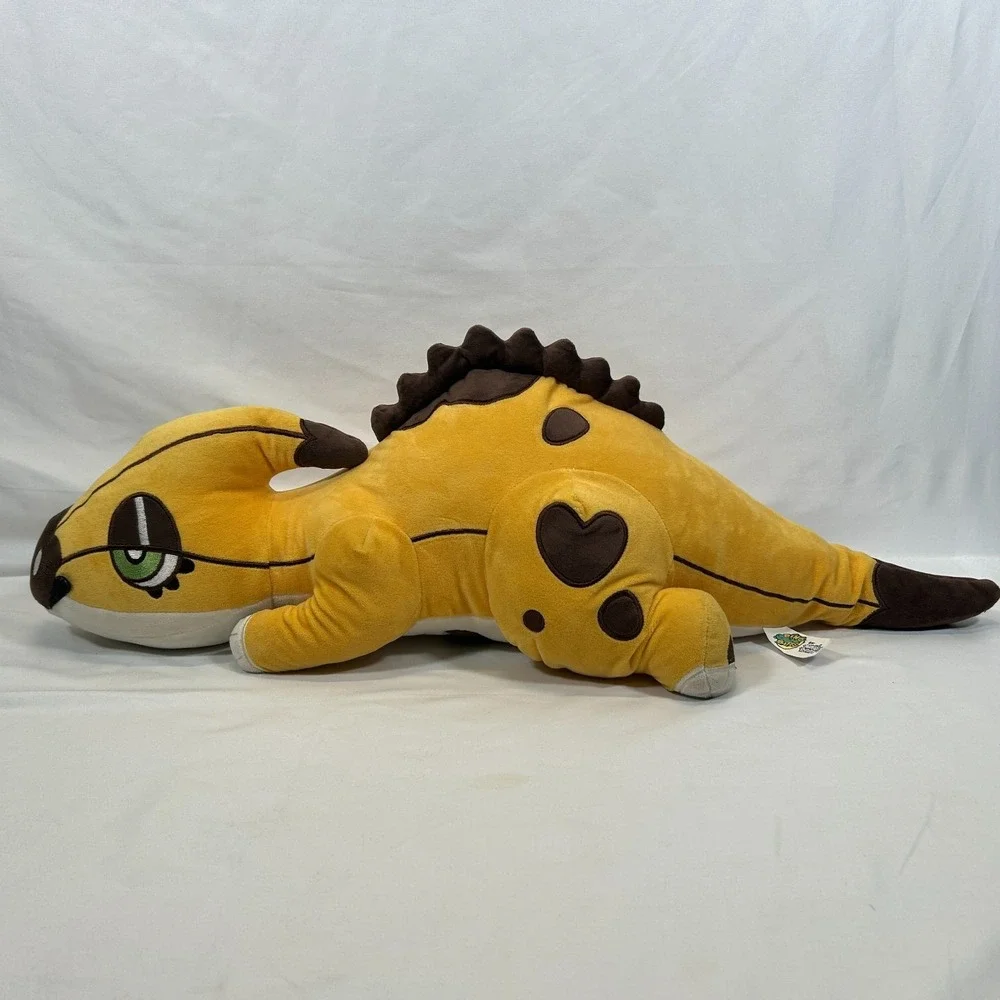 Weighted Stuffed Animal Dinosaur Plush Lizard Yellow Anxiety Calm 3lbs 24
